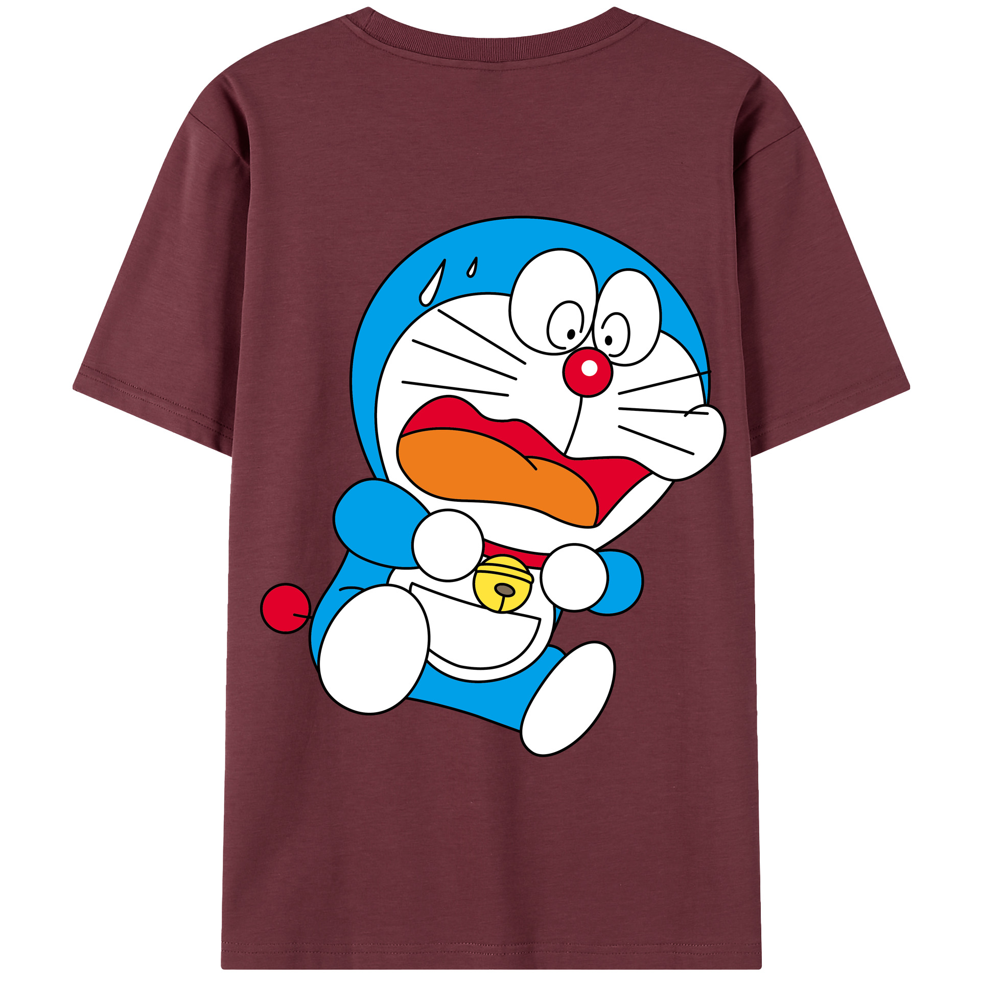 （画像用） ドラえもん Doraemon 綿100％半袖Tシャツ（背面プリント）